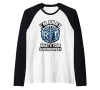 I’m an RT What’s Your Superpower Respiratory Therapist Raglan Baseball Tee