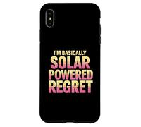 I’m Basically Solar Powered Regret Funny Sunburn Humor Case for iPhone XS Max