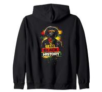 I´m black history afro melanin queen pride Zip Hoodie