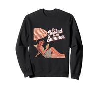 I’m Booked for the Summer Reading Beach Chair Design Sweatshirt