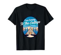 I’m Coming to The Cottage Retro Geometric Outdoors T-Shirt