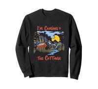 I’m Coming To The Cottage Vintage Outdoors Retro Summer Sweatshirt