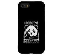 I’m Done Peopling Panda Humor Graphic for Introverts Case for iPhone SE (2020) / 7/8