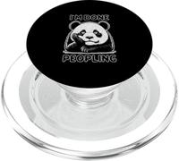 I’m Done Peopling Panda Humor Graphic for Introverts PopSockets PopGrip for MagSafe