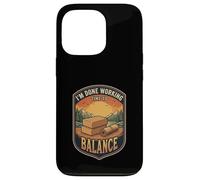 I’m Done Working Time To Balance Yoga Brick Balance Pose Case for iPhone 13 Pro