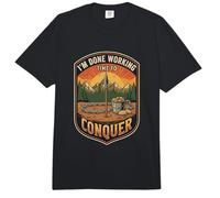 I’m Done Working Time to Conquer Spartan Training Obstacle Comfort Colors Adult Heavyweight T-Shirt