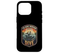 I’m Done Working Time To Dive Freediving Ocean Snorkel Case for iPhone 16 Pro