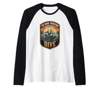 I’m Done Working Time to Dive Freediving Ocean Snorkel Raglan Baseball Tee