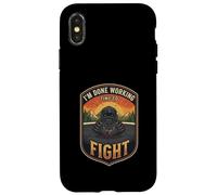I’m Done Working Time To Fight Krav Maga Combat Training Case for iPhone X/XS