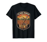 I’m Done Working Time to Hunt Bow Arrow Hunter Outdoorsman T-Shirt