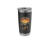 I’m Done Working Time to Lift Weightlifting Lifter Stainless Steel Insulated Tumbler