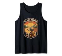 I’m Done Working Time to Strum Guitar Music Player Tank Top