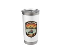 I’m Done Working Time to Sweep Curling Ice Stone Athlete Stainless Steel Insulated Tumbler