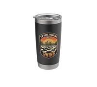 I’m Done Working Time to Swing Swing Dance Dancer Stainless Steel Insulated Tumbler