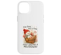 I’m Fine This Is Fine Snowman Just Having A Meltdown Case for iPhone 14 Plus
