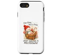I’m Fine This Is Fine Snowman Just Having A Meltdown Case for iPhone SE (2020) / 7/8