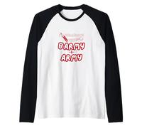 I’m Following The Barmy Army England Cricket Fan Design Raglan Baseball Tee