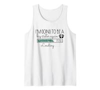 I’m Going to Be a Big Sister Again 2026 Baby Announcement Tank Top