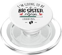 I’m Going to Be a Big Sister Again - 3rd Baby Announcement PopSockets PopGrip for MagSafe