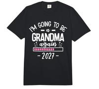 I’m Going to Be a Grandma Again Est 2027 Second Time Grandma Comfort Colors Adult Heavyweight T-Shirt