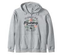 I’m Going to Be a Mummy Again 2027 2nd Time Mum Announcement Zip Hoodie