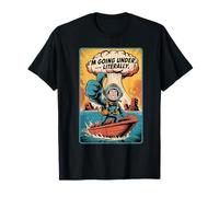I’m Going Under Literally Funny Retro Diver Scuba Diving T-Shirt