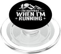 I’m Happiest When I’m Running Trail Running PopSockets PopGrip for MagSafe