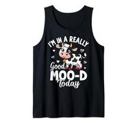I’m in A Really Good Moo-d Today Cattle Cow Farmer Tank Top