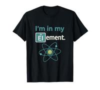 I’m in My Element STEM Atom Design Teal White T-Shirt