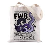 I’m Into FWB Getting Freaky With Books Gift LGBTQ Asexual Octopus Gift Pansexuality LGBT Proud Tote Bag (FWB BOOK UK)