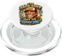 I’m Jack Shit Get to Know Me Funny Graphic Design PopSockets PopGrip for MagSafe