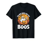 I’m Just Here for The Boos Funny Halloween Sports Humor T-Shirt