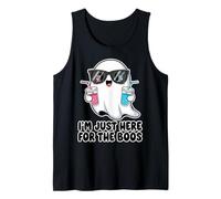 I’m Just Here for The Boos Spooky Ghost Beer Funny Halloween Tank Top