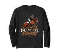 I’m Just Here for The Horses Stable Life Long Sleeve T-Shirt