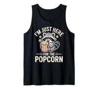 I’m Just Here for The Popcorn Raccoon Tank Top
