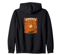 I’m Just Here for the Pumpkin Pie Thanksgiving Humor Zip Hoodie