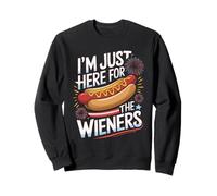 I’m Just Here for the Wieners Joke Sweatshirt