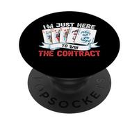 I’m Just Here To Win The Contract PopSockets Adhesive PopGrip