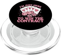 I’m Just Here To Win The Contract PopSockets PopGrip for MagSafe
