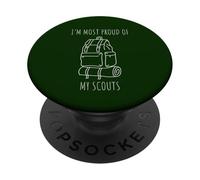 I’m Most Proud of My Scouts Leadership Quote PopSockets Adhesive PopGrip