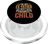 I’m My Ex-Father Favorite Child Retro Humor Quote PopSockets PopGrip for MagSafe