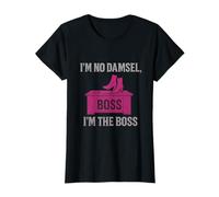 I’m No Damsel I’m The Boss Girl Power Graphic T-Shirt