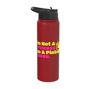 I´m Not A Princess - A Pinball Queen Pinball Machine Arcade Stainless Steel Insulated Water Bottle