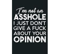 I M Not An Asshole I Just Don T Give A Fuck Anti Stupid Gift: Notebook Planner - 6x9 inch Daily Planner Journal, To Do List Notebook, Daily Organizer, 114 Pages