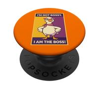 I’m Not Bossy I Am The Boss Funny Nurse Teacher Mom Kid PopSockets Adhesive PopGrip