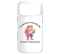 I’m Not Here To Save The Day I’m Here To Make It Weird Case for iPhone 17 Pro Max