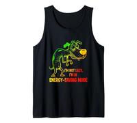 I’m Not Lazy I’m in Energy Saving Mode Funny Rainbow Pet Car Tank Top