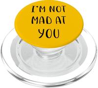 I’m not mad at you Funny Idea White Lie Party PopSockets PopGrip for MagSafe