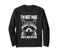I’m Not Mad This is Just My Face Trash Panda Lover Long Sleeve T-Shirt