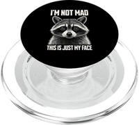 I’m Not Mad This Is Just My Face Trash Panda Lover PopSockets PopGrip for MagSafe